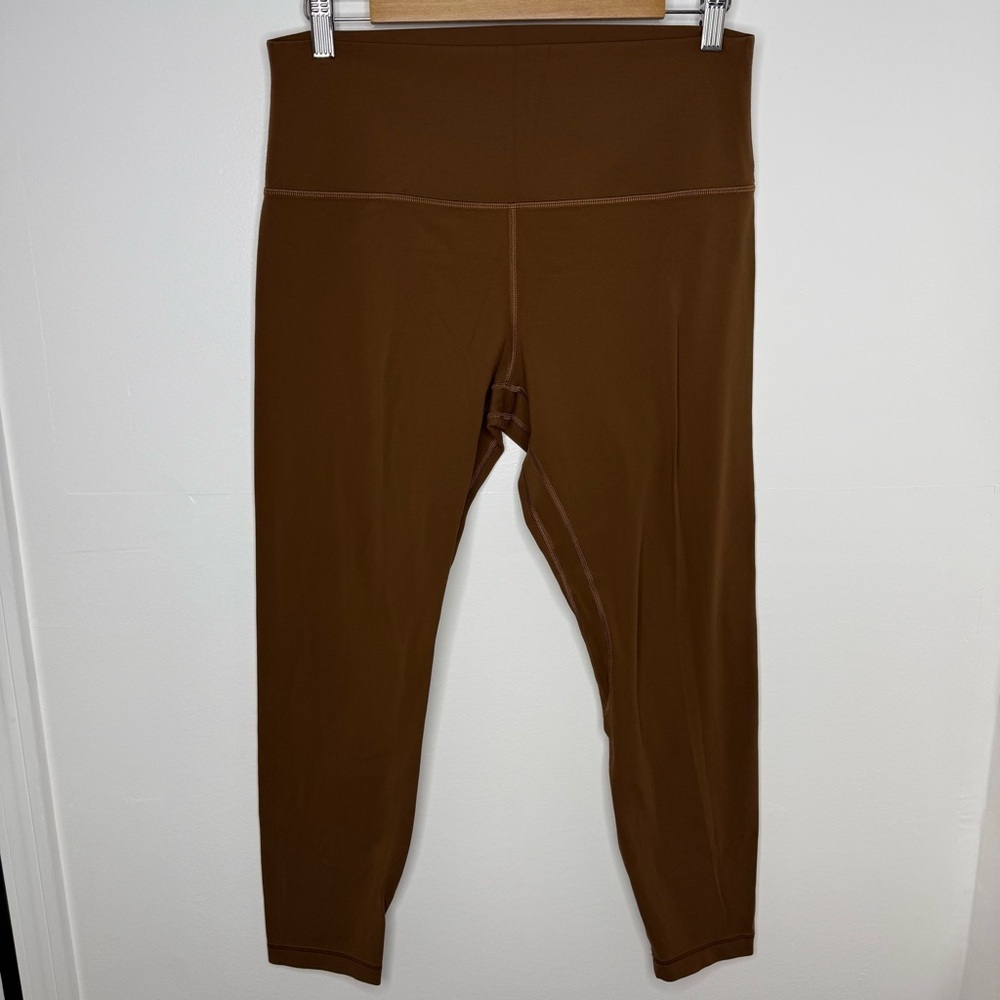 LULULEMON Copper Brown Align High Rise Leggings 25” - Picture 2 of 6
